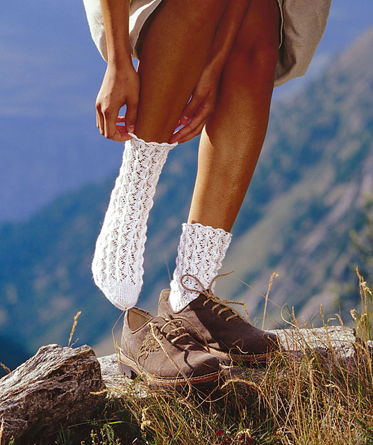 5435 Socken / Lace Cotton Socks