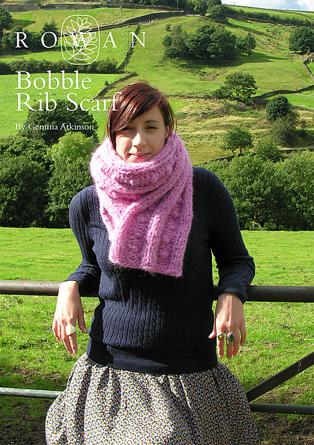 Bobble Rib Scarf