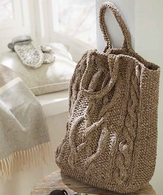S8620 - Textured Cabled Tote