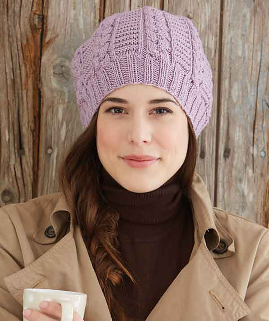 S8625 - Textured Cable Hat