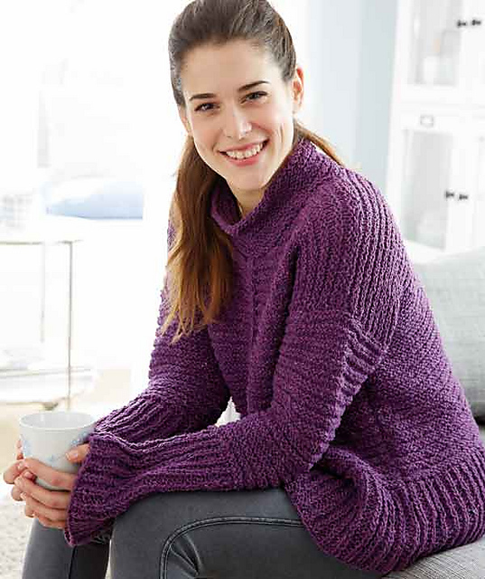 S8626 - Welted Rib Pullover
