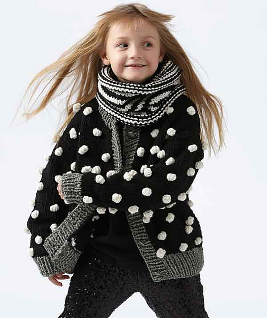 S8542 Dotted Bobble Jacket