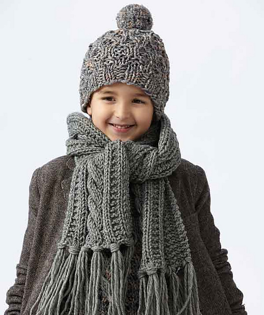 S8543 Garter Cable Hat
