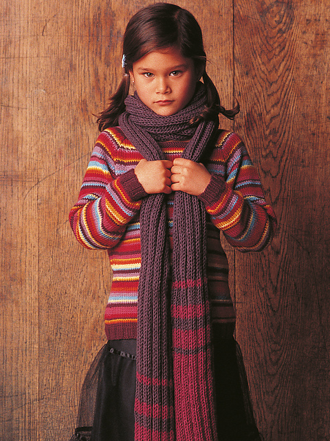 Sasha Striped Scarf