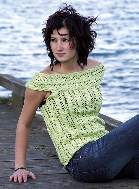 Cables and Lace Tank