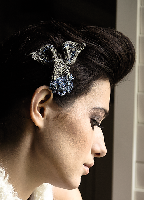 Beaded Corsage - Hairpin