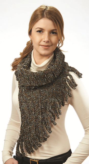 Fringed Tiger Cowl