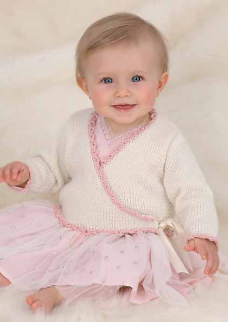 Free baby wrap store cardigan knitting pattern