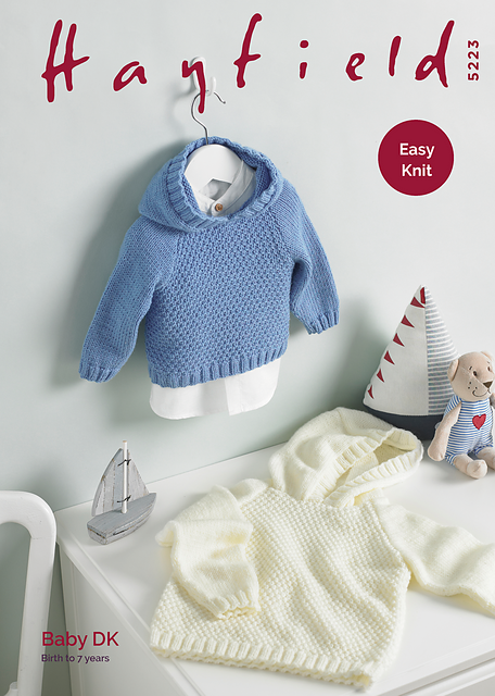 Ravelry Hooded Sweater 5223 Pattern By Hayfield 