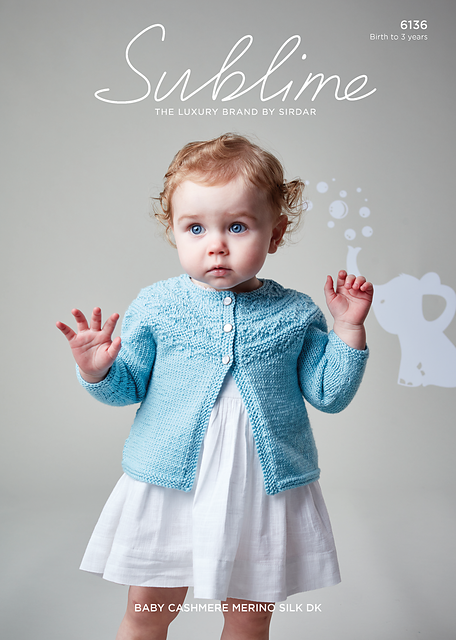 Textured Yoke Cardigan 6136