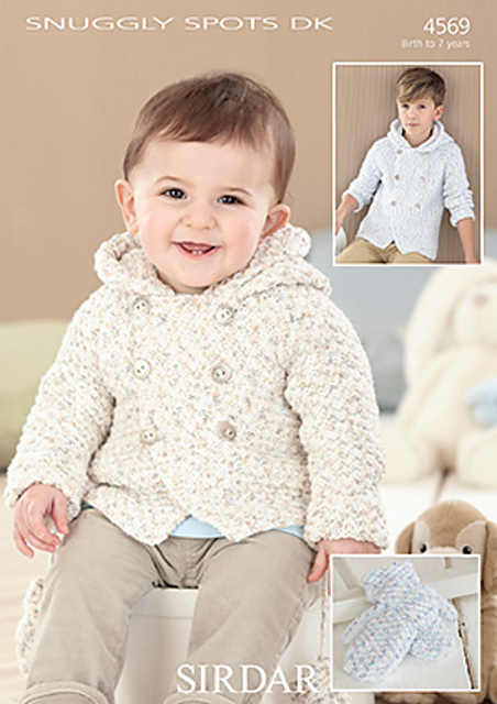 Hooded Coat and Mittens 4569