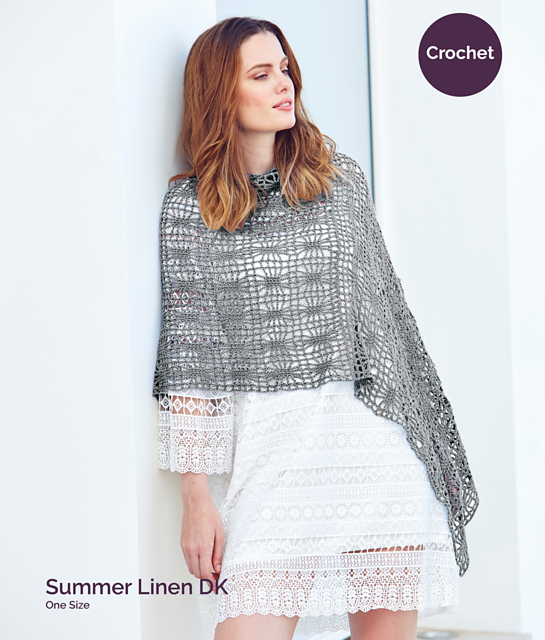 Lace Poncho 8261