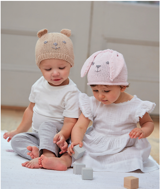 Bunny Rabbit and Teddy Bear Hats 5274