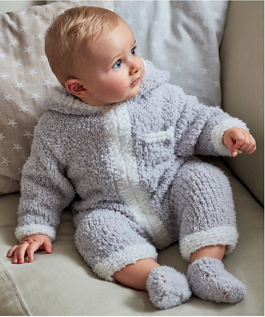 Hooded Onesie and Booties 5259
