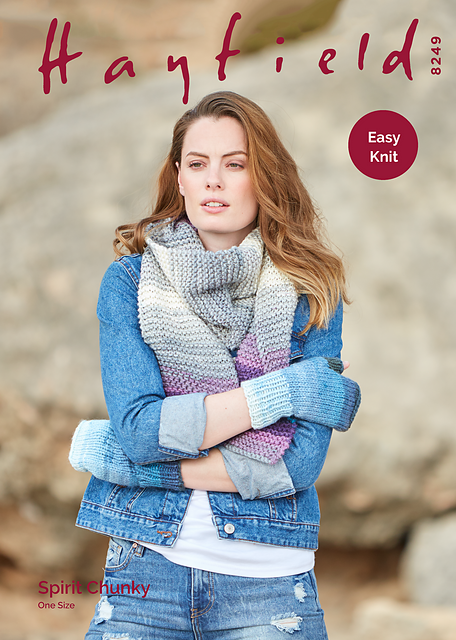 Wrist Warmers and Scarf 8249