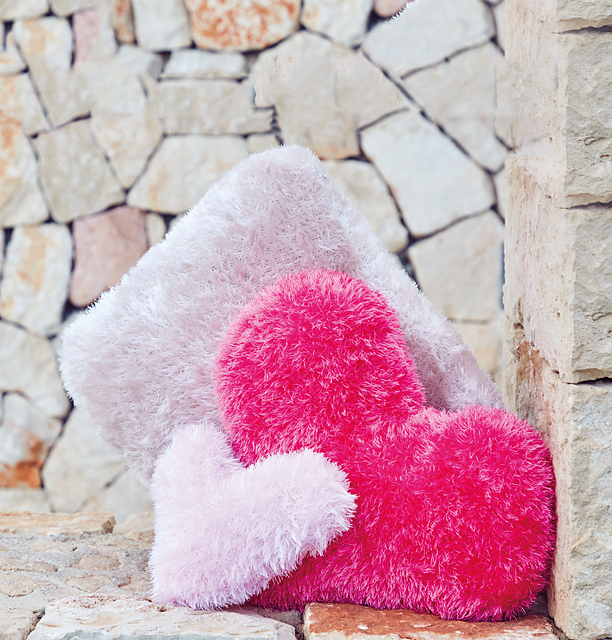 Square and Heart Cushions 8240