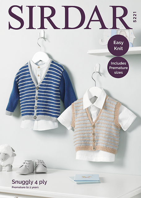 Premie and Baby Ridged Stripes 5221