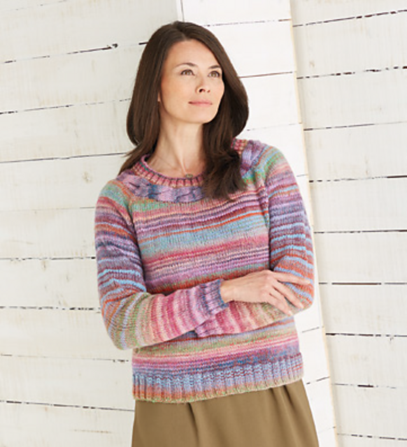 Top Cabled Raglan 10028