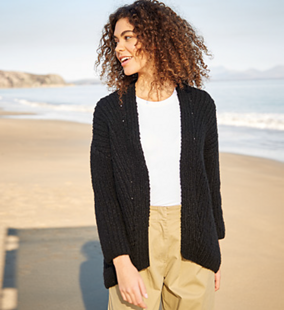 Diagonal Rib Kimono 10053