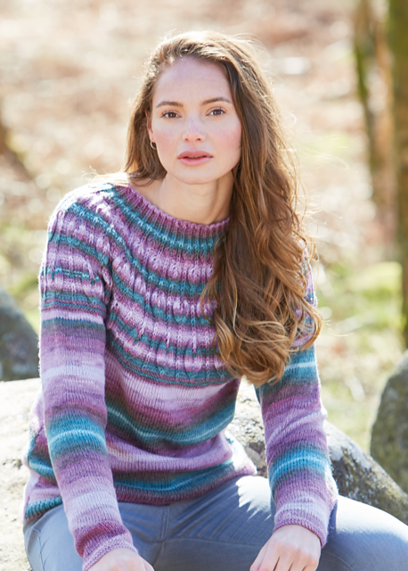 Smocked Raglan Sweater 10033