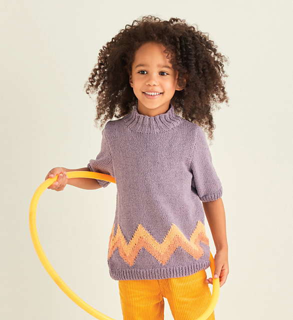 Bottom Chevron Jumper 2545