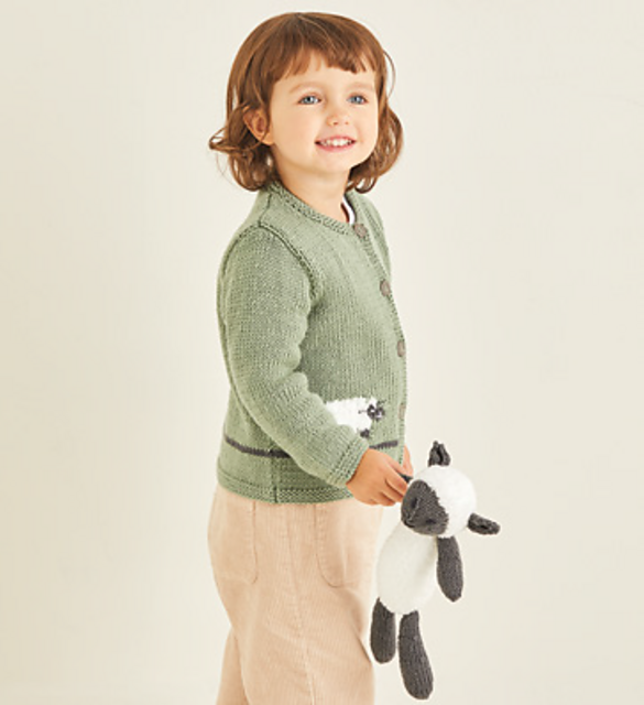 Snuggly Sheep Cardigan 5373