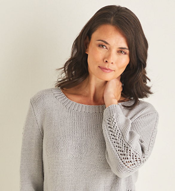 Lace Tracks Sweater 10095
