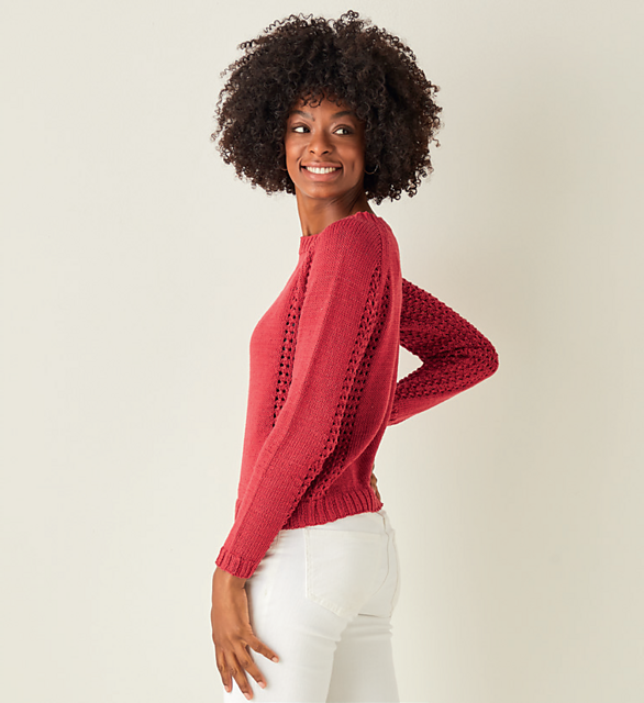 Lace Touches Sweater 10112