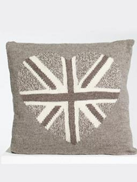 Union Jack Heart Cushion