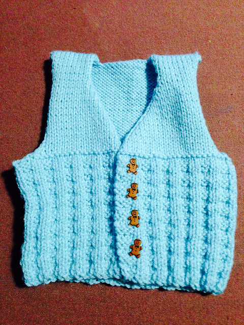 Waffled Baby Vest