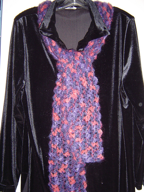Fearless Scarf in Laceweight Mohair