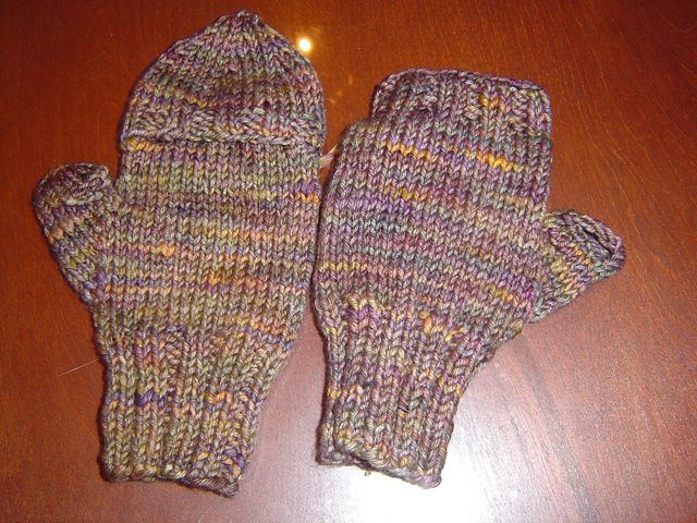 Text Happy! Convertible Mittens