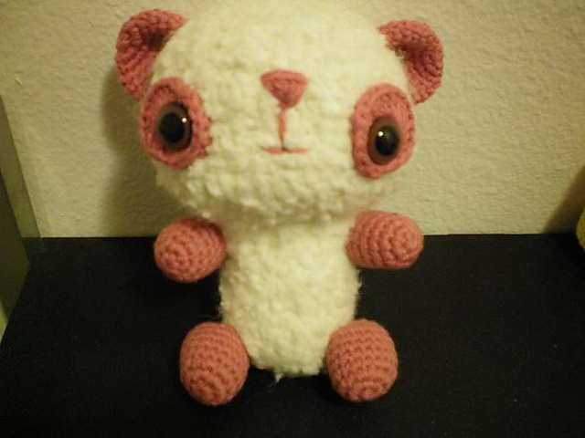 Fuzzy Panda Amigurumi