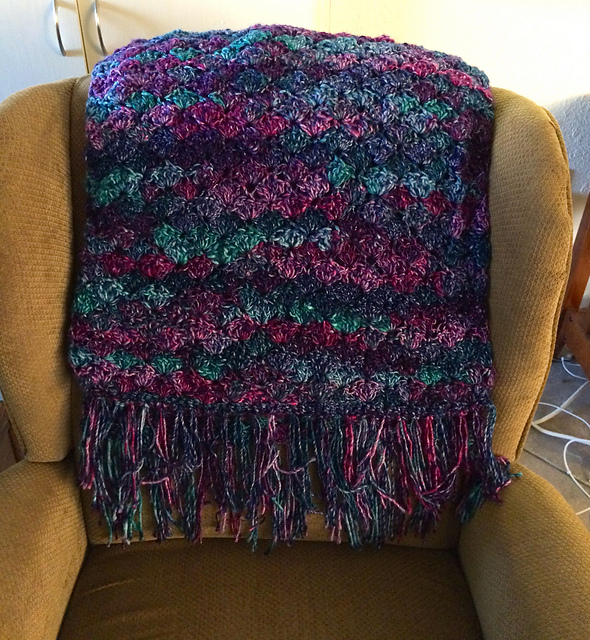 Shell Stitch Afghan