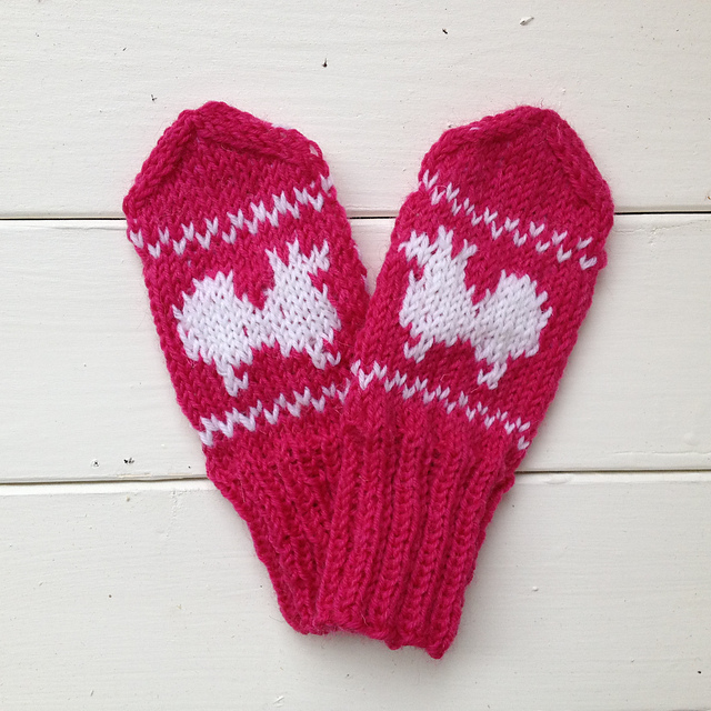German Spitz mittens children