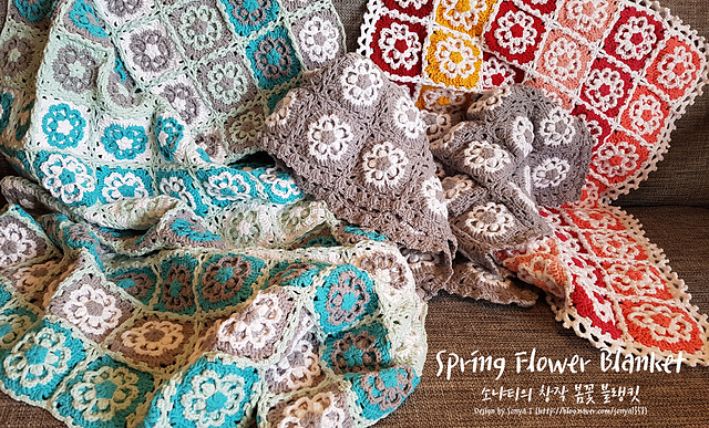 Spring Flower Blanket
