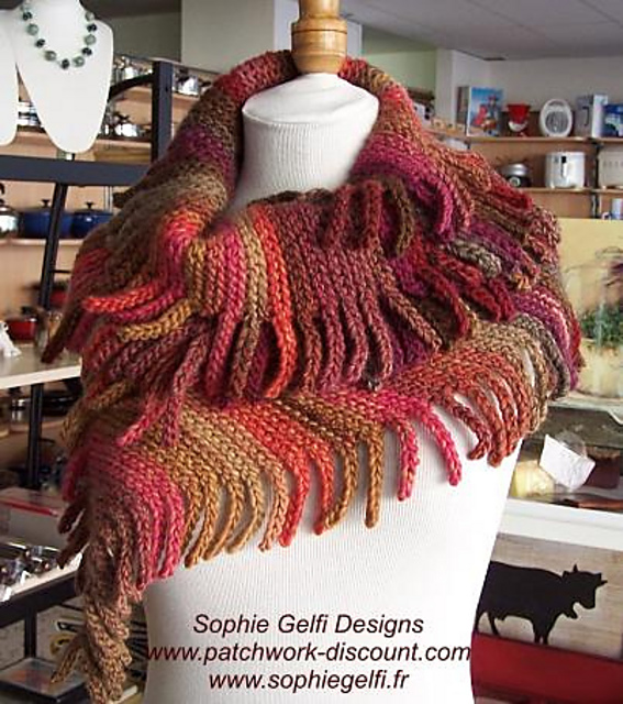 Western Slip Stitch Shawl