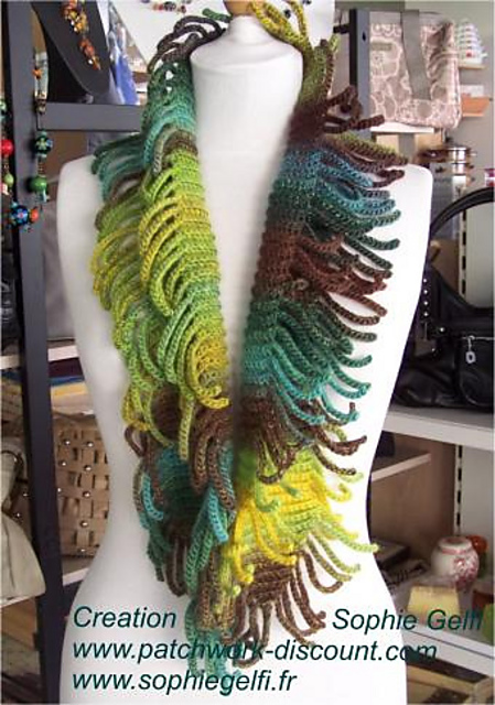 Fringy Citrus Scarf