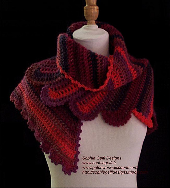 Coquelicot Shawlette