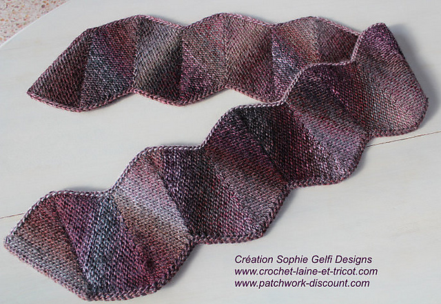 Slip Stitch Wave Scarf