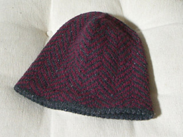 Herringbone Tweed hat