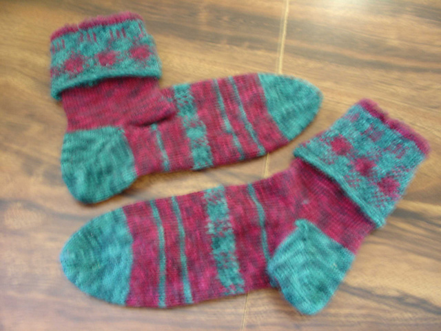 Robin's "Cute" Fair Isle Socks