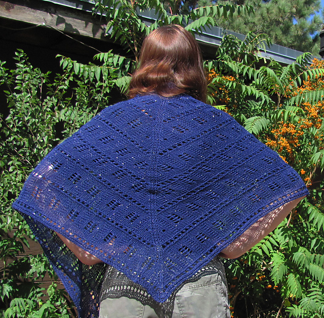 Blocks & Bars Shawl