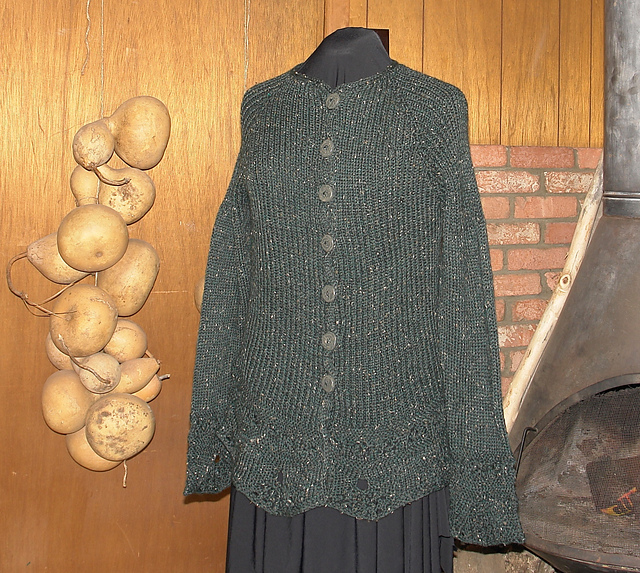 Scallop & Rib Cardigan