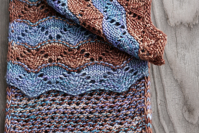 Purling River Scarf