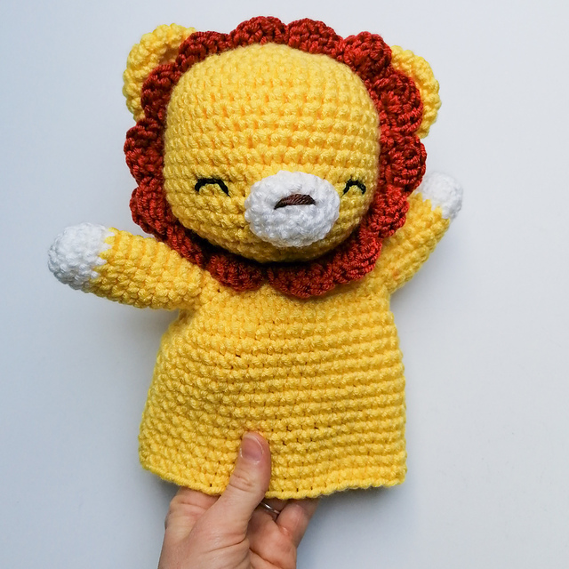 Marionnette lion
