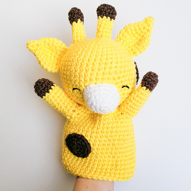 Marionnette girafe