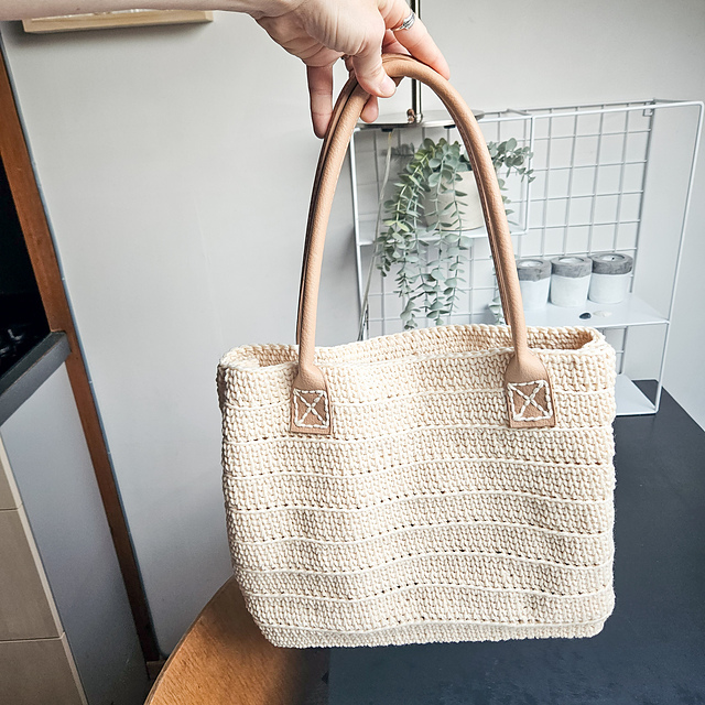 Sac avec fond dur au point jersey
