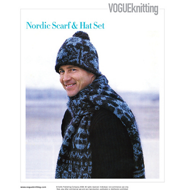 #38 Nordic Hat Scarf