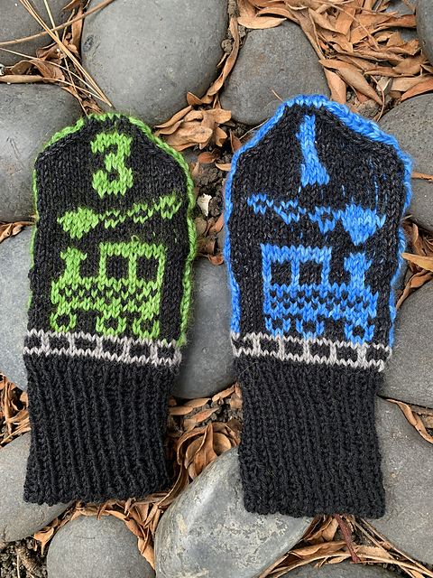 Really Useful (Train) Engine Mittens
